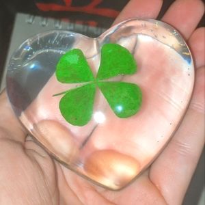 Lucky Heart Paperweight